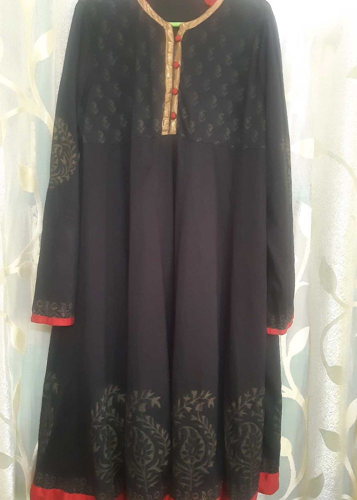 Elegant Black Kurta