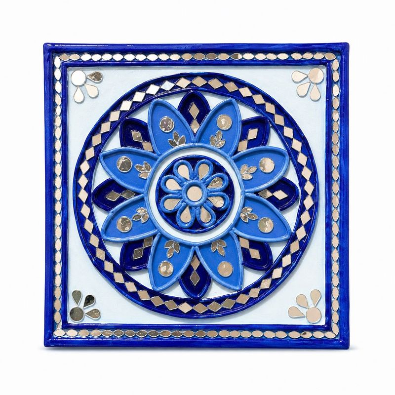 Decorative Blue Mandala Wall Art