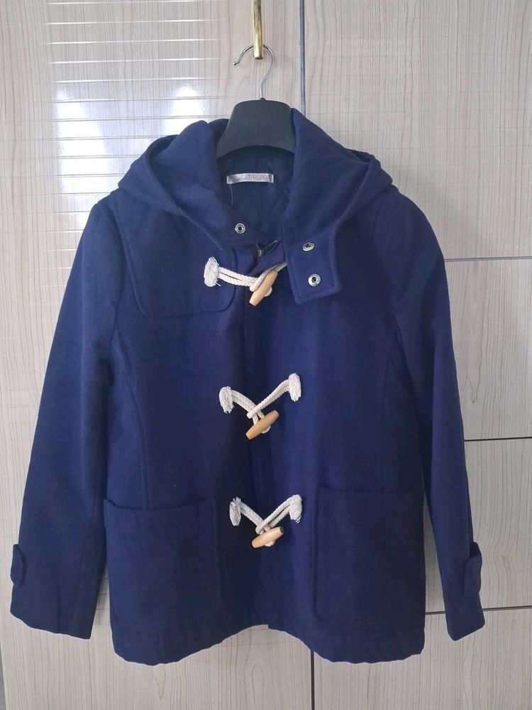 Navy Blue Duffle Coat
