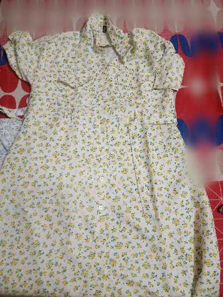 Cute Floral Print Dress