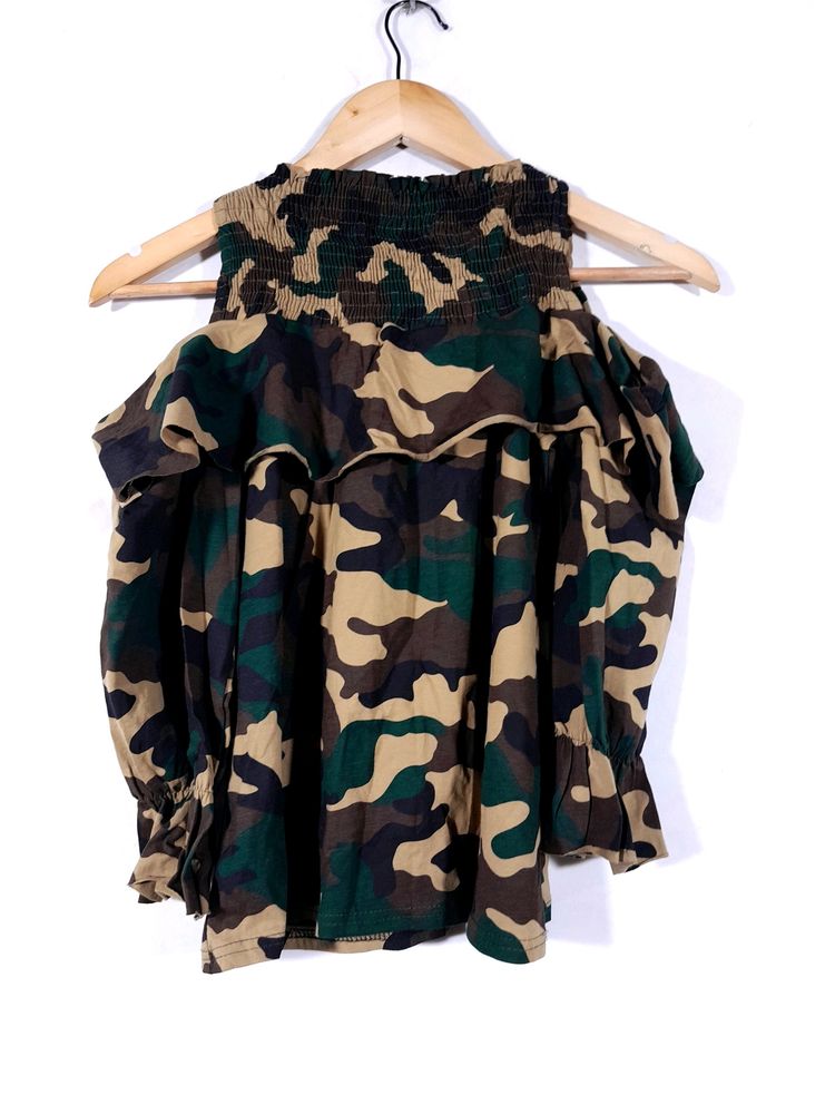 Multicolor Printed Casual Top (Women's)