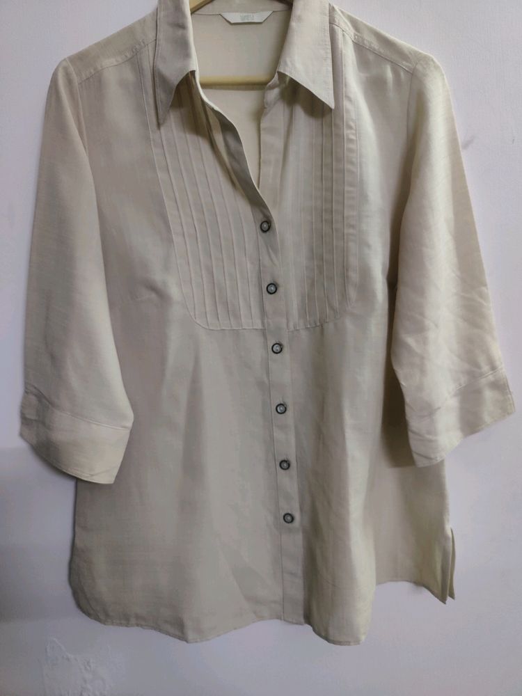 Beige Color Good Tunic Of M&amp;S