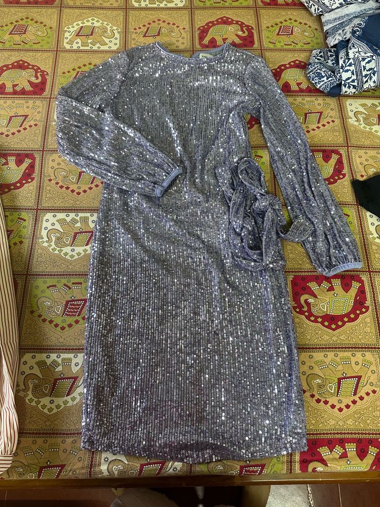 Sparkling Sequin Midi Dress