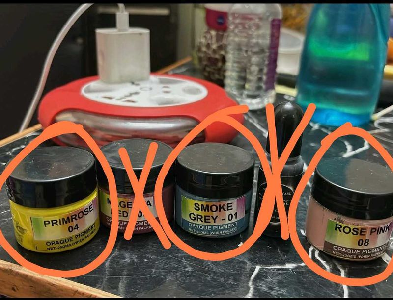 Opaque Pigment Jars Set(resin pigments)