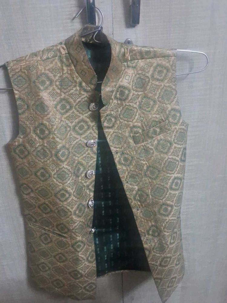 kids Brocade Nehru Jacket