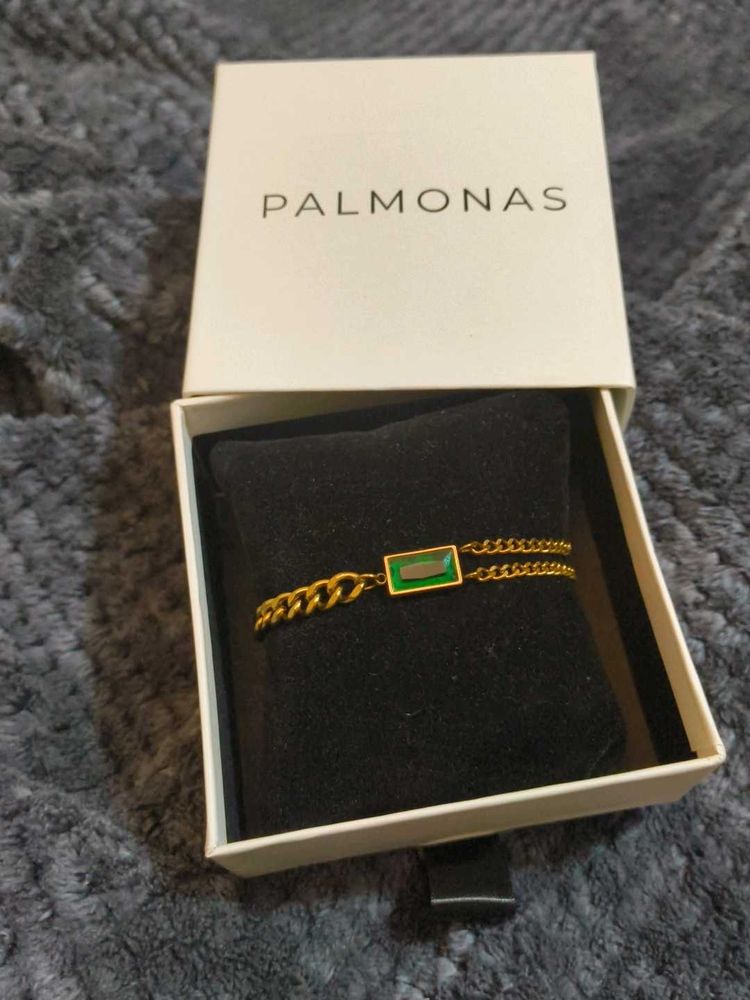 PALMONAS Gold Bracelet with Emerald