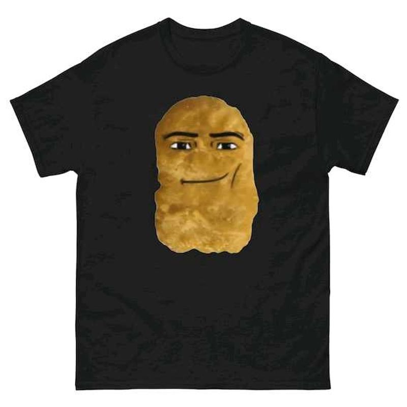 Funny Nugget Face T-Shirt. (all size available-com