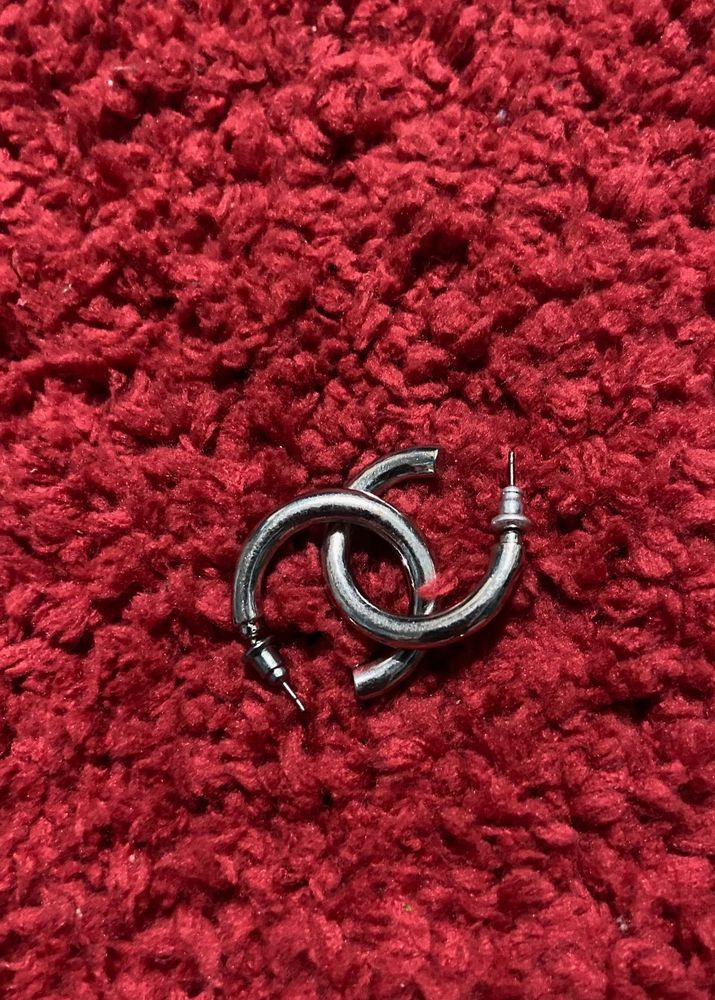Silver Hoop Earrings