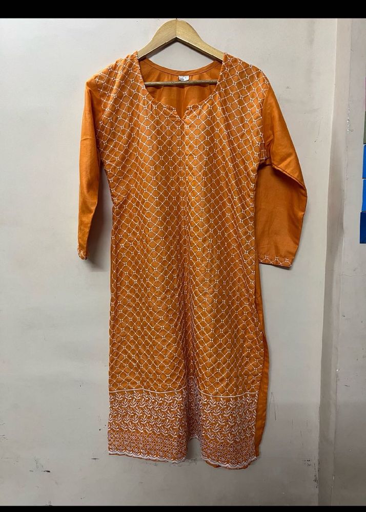 Orange Kurti 🧡