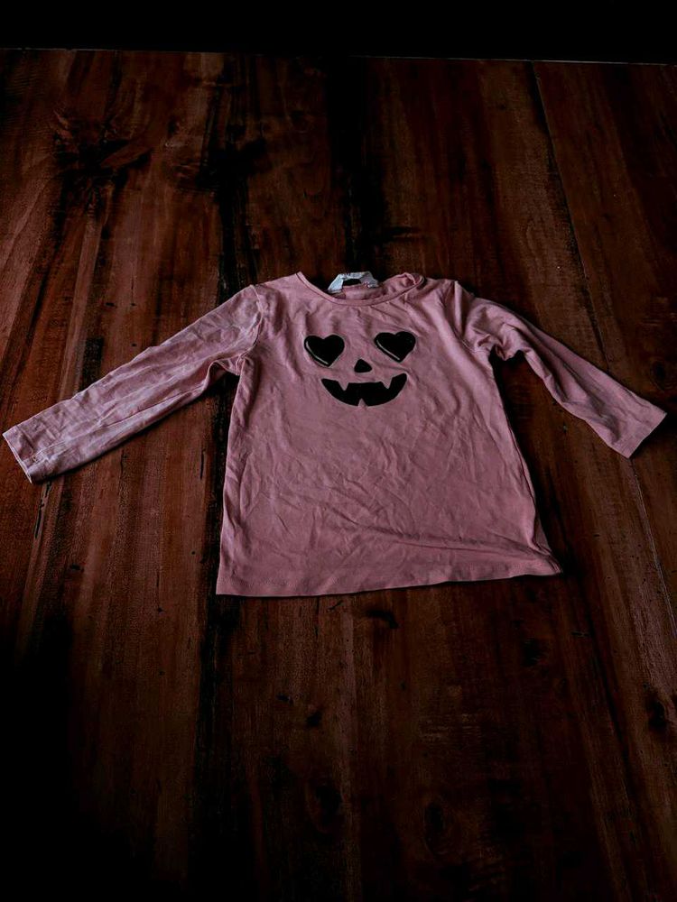 H&amp;M Cute Girl's Long Sleeve Top