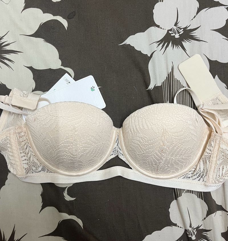 Lace Embroidered Bra