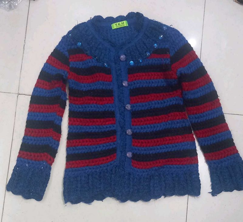Striped Knit Cardigan