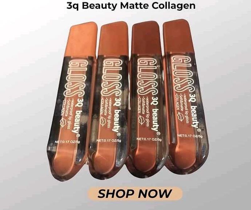 3q Beauty Matte Collagen Lip Gloss Set