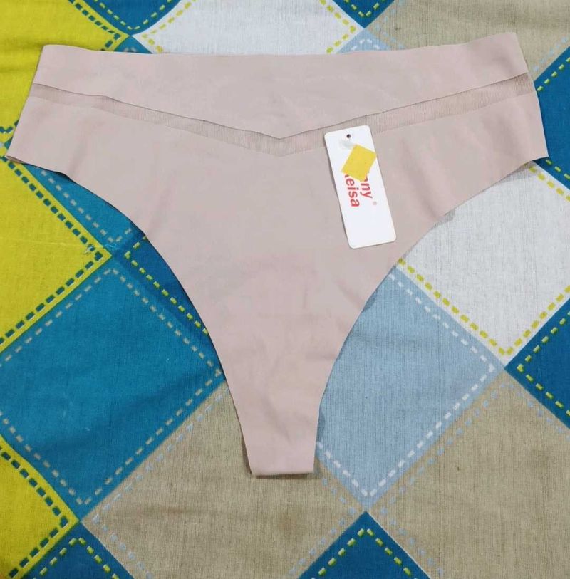 Seamless Thong Panty high waist