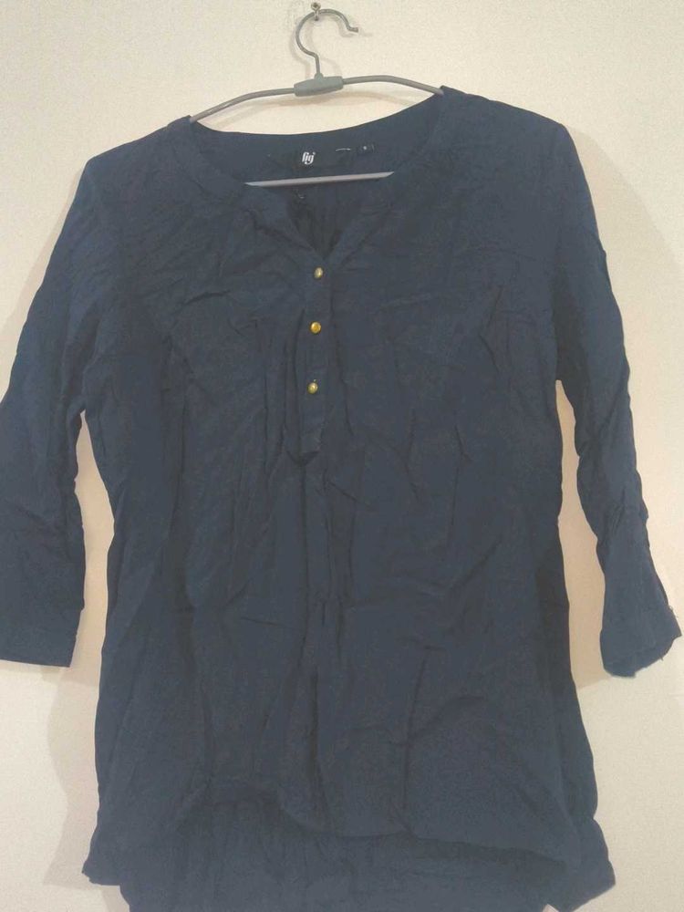 Navy Blue Kurta
