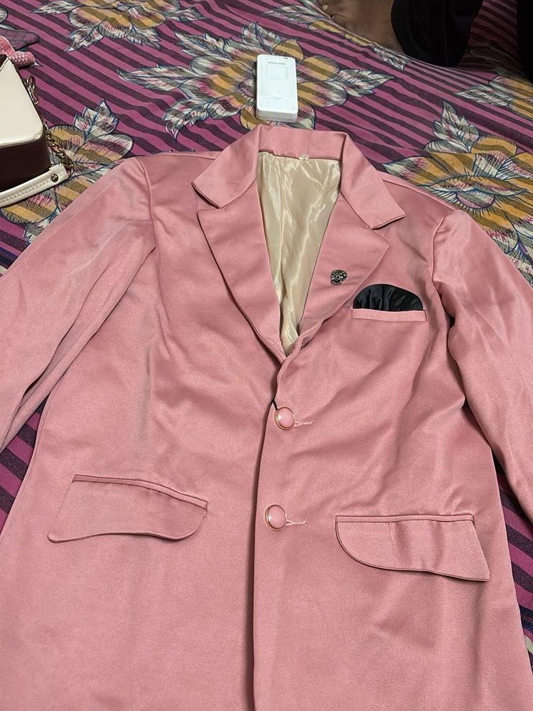 Stylish Pink Blazer