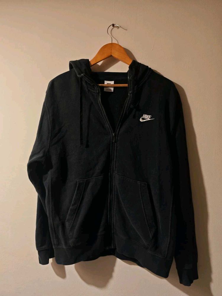 Nike Black UNISEX Zip-Up Hoodie