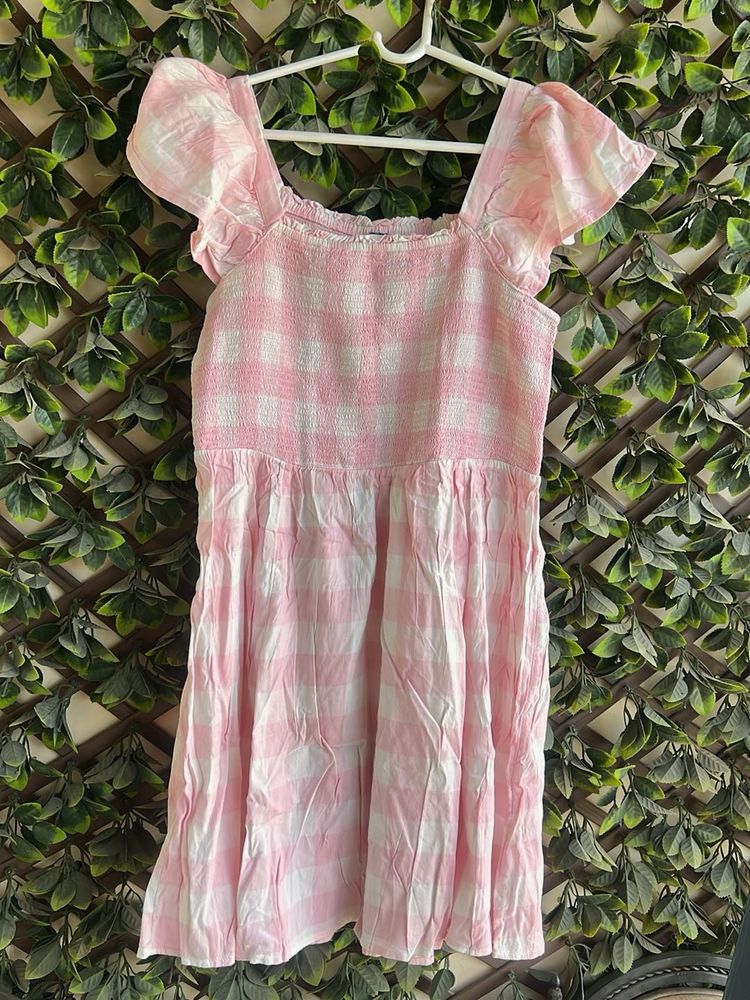 combo of boho chich dress &amp; Pink Gingham Sundres