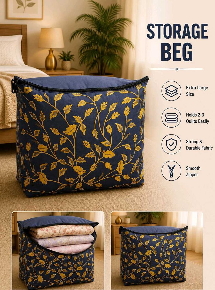 🇳🇿💫🎀Stylish Floral Storage Bag
