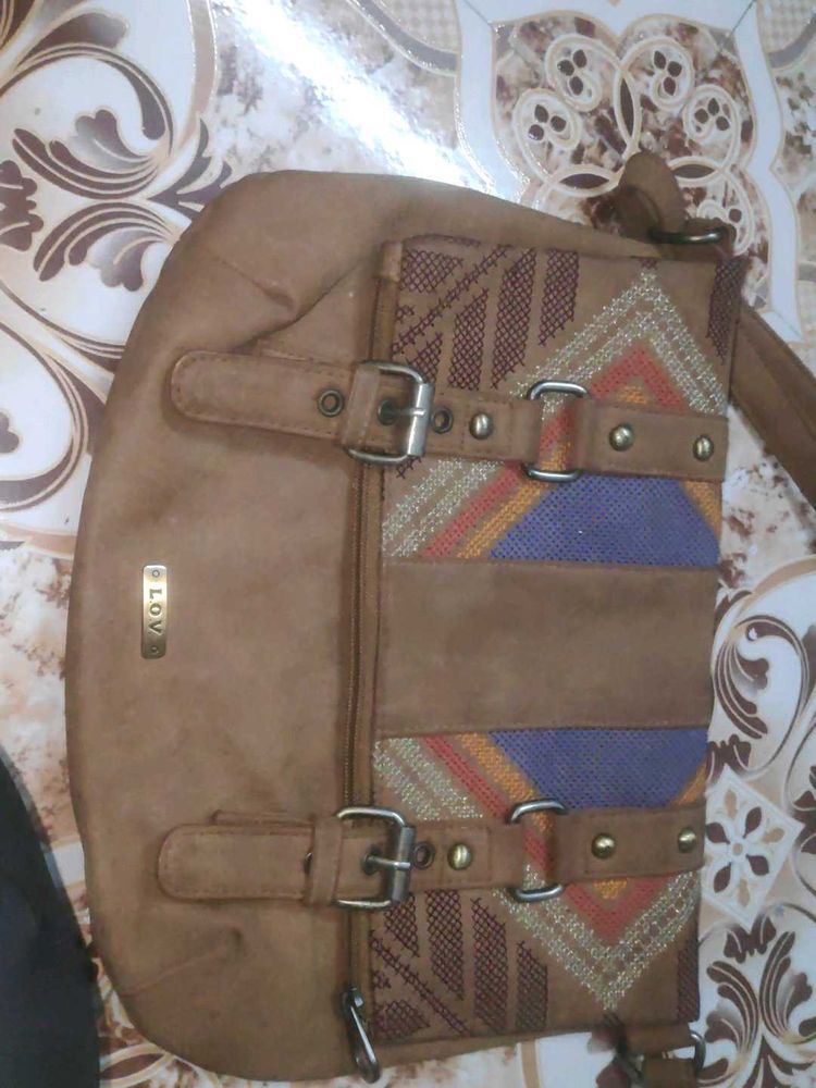 LOV Vintage &amp; Graphic Tote Bag