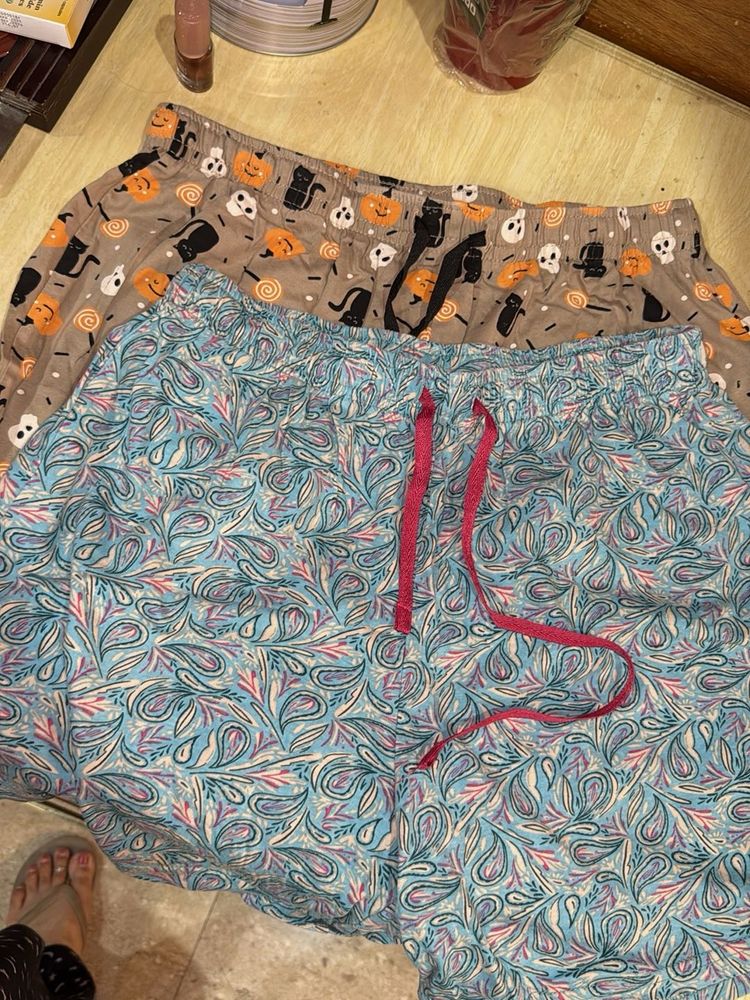 Printed Lounge Shorts - Two Pairs