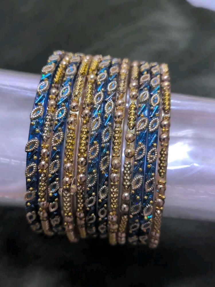 Colorful Beaded Bangle Set