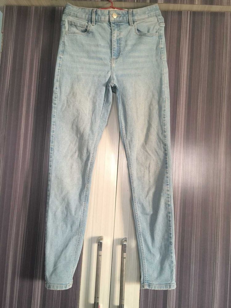 Light Wash Denim Jeans