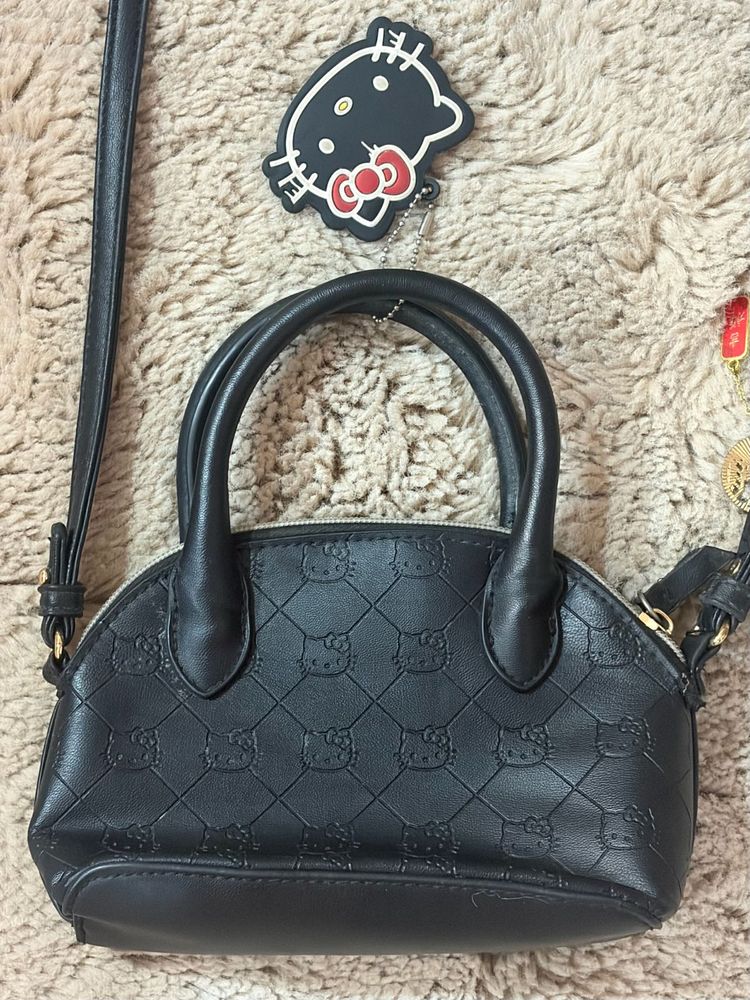 Cute Hello Kitty Embossed Handbag
