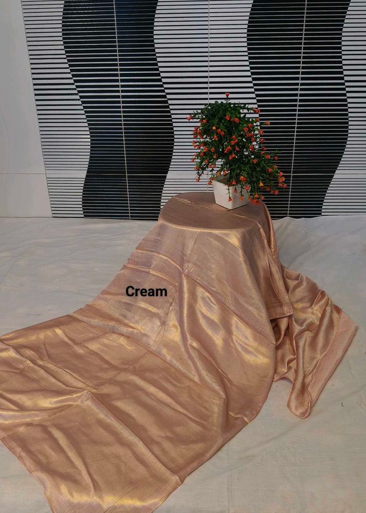 Elegant Cream Satin stawl