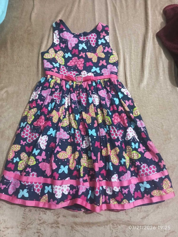 Cute Butterfly Print Dress