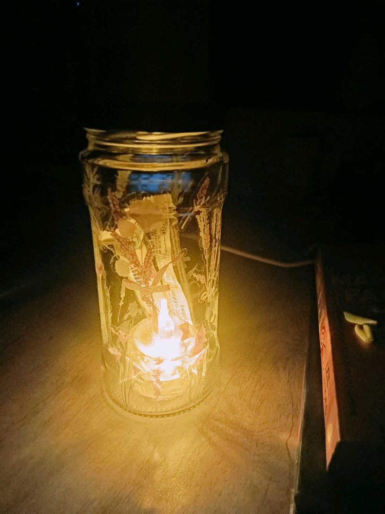 Decorative Candle Lantern Jar