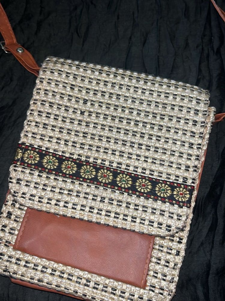 Boho Woven Crossbody Bag