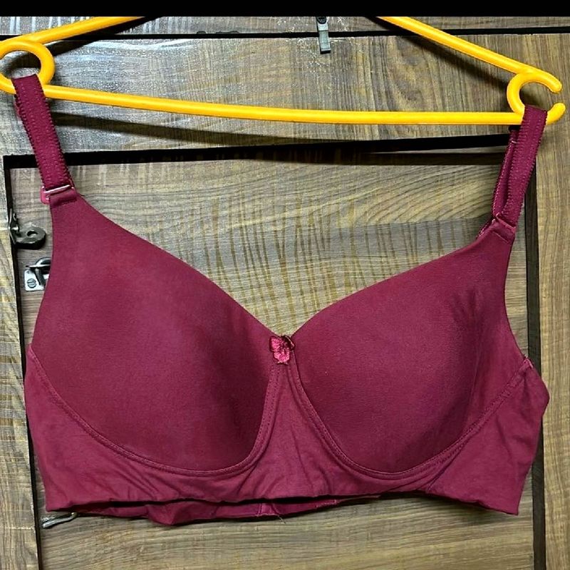 Burgundy Bra