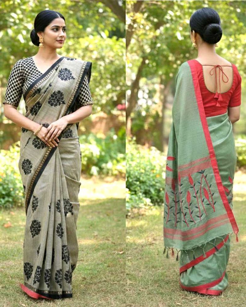Combo of 2 Medium weight Modern Sarees