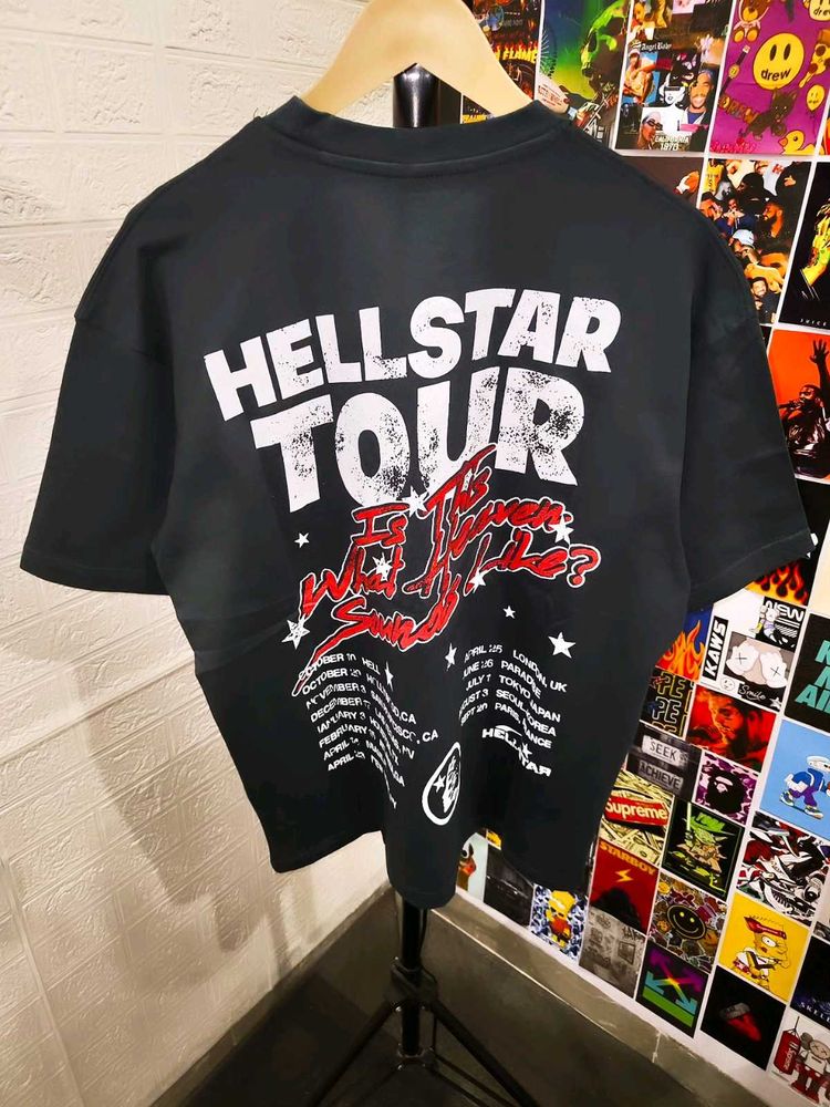 HELLSTAR GRAPHIC PRINTED OVERSIZE TEE 🔥🔥