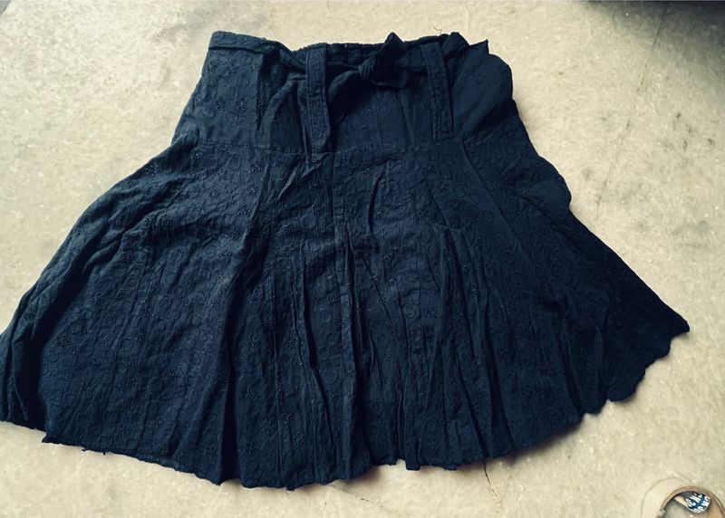 Cute Navy Blue Skirt