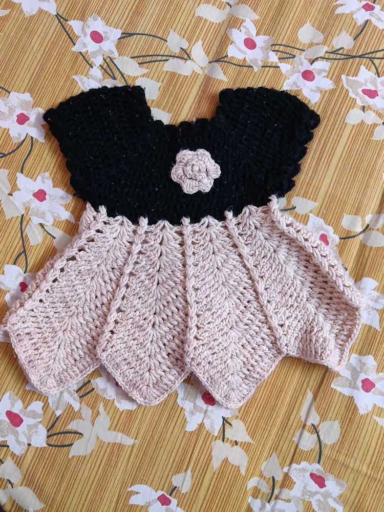 Handmade Crochet Baby Dress