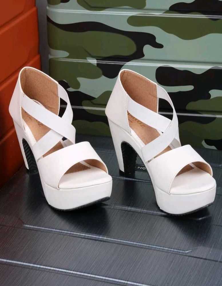 White Heels For Women🤍✨