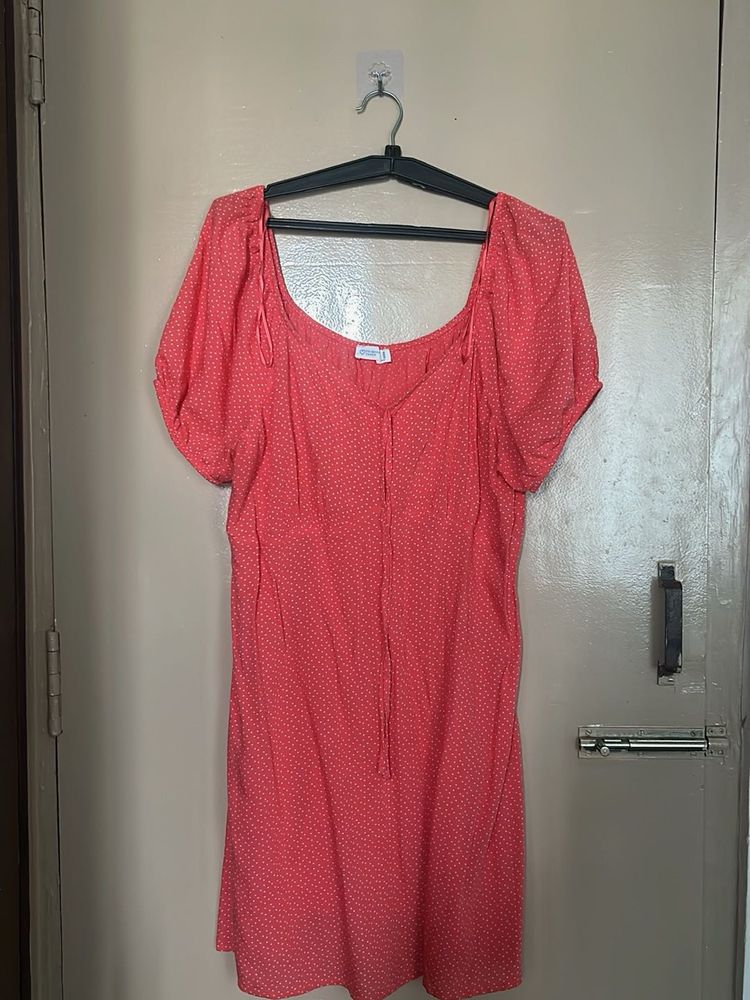 Chic Polka Dot Mini Dress