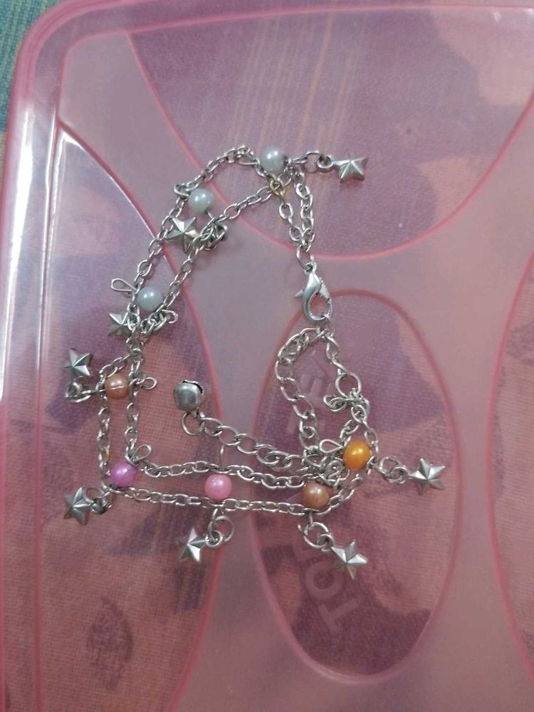 Star &amp; Pearl Charm bracelet
