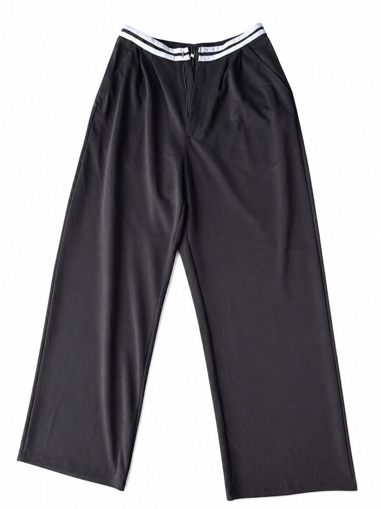 Black Wide Leg Lounge Pants