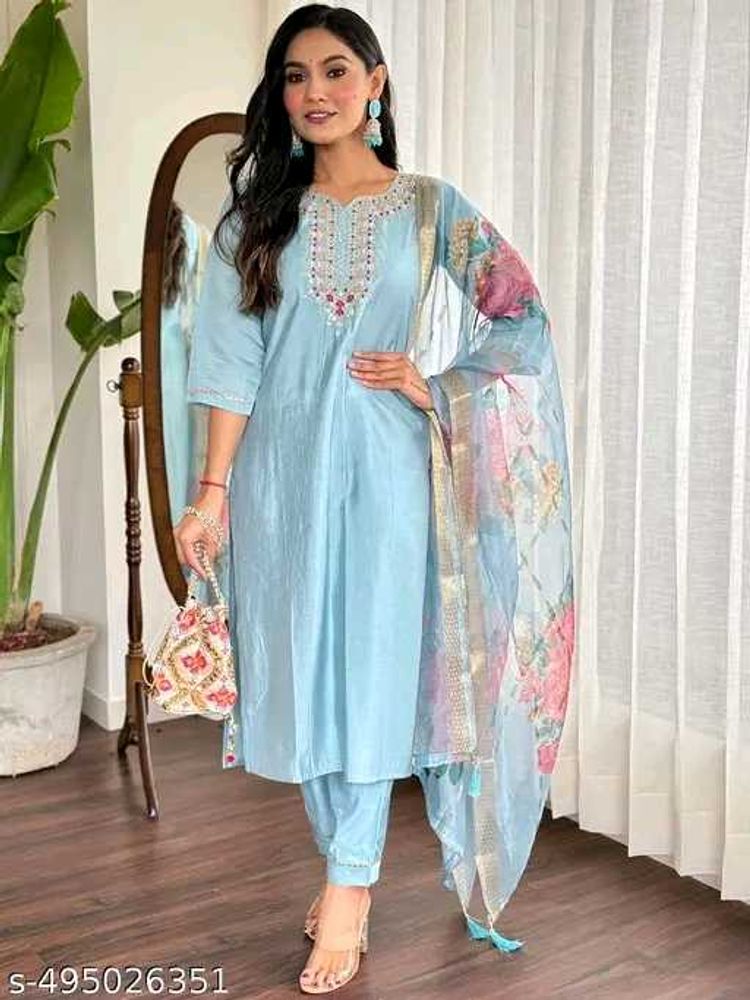 "Turquoise Temptation" kurta set