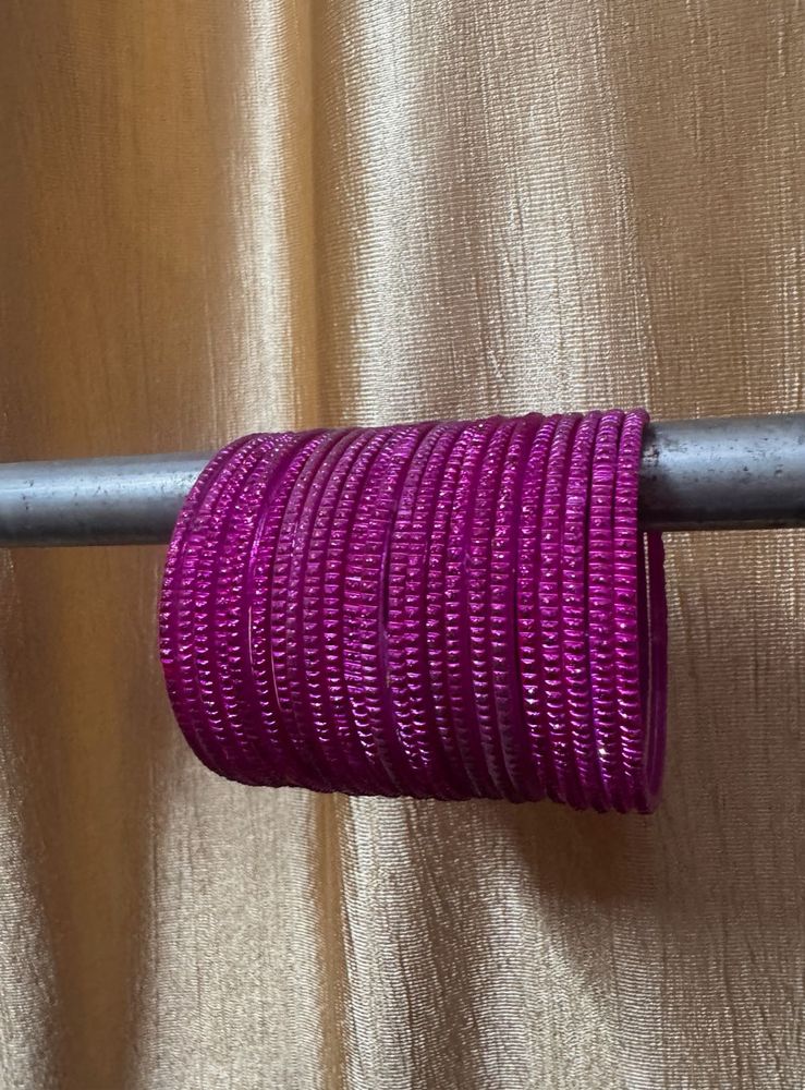 Elegant Magenta Bangles
