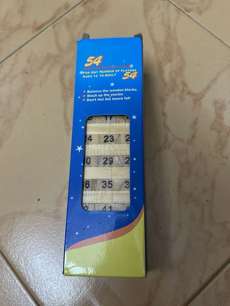 Jenga Style Wooden Block Game