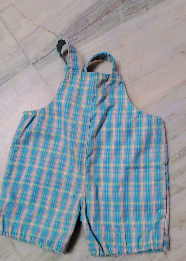 Cute Teddy Print Baby Dangri For Both Boys &amp; Girls