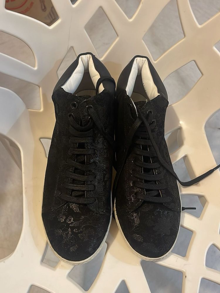 Black High Top Sneakers
