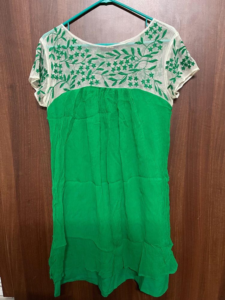 Designer Green Dress