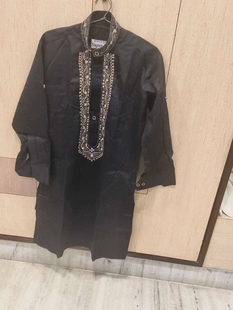 Elegant Black Kurta
