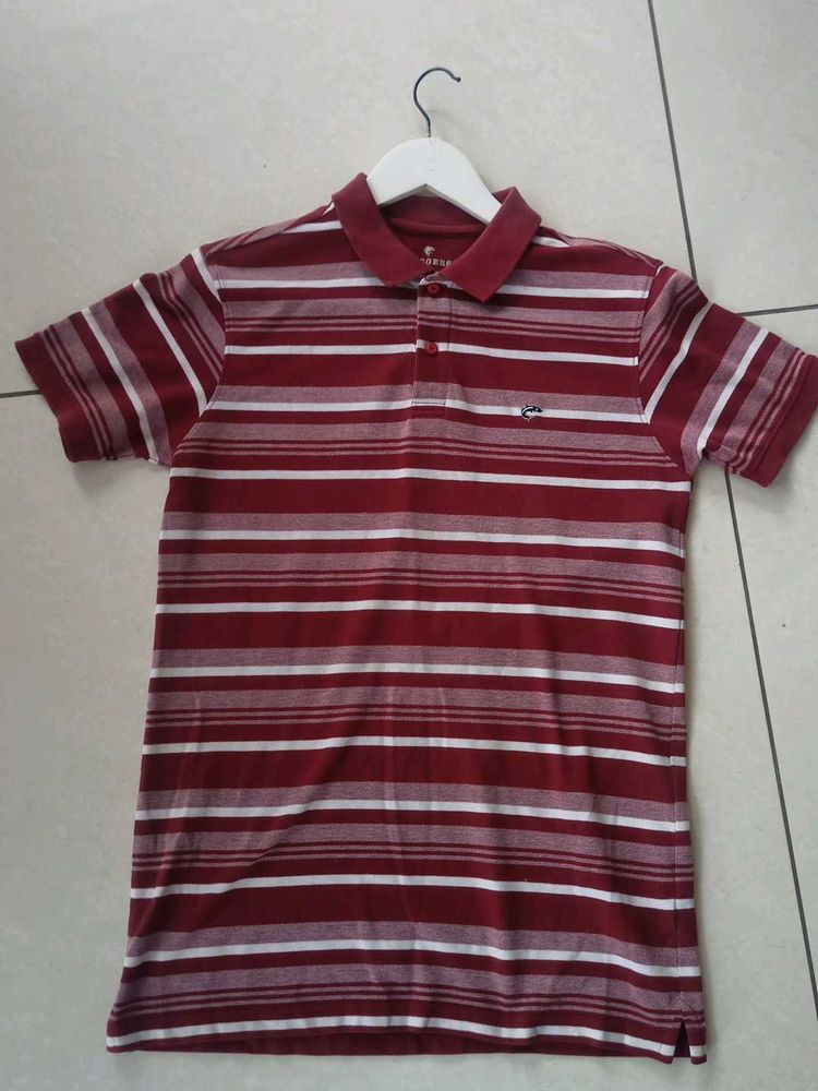 Men's Striped Polo Shirt