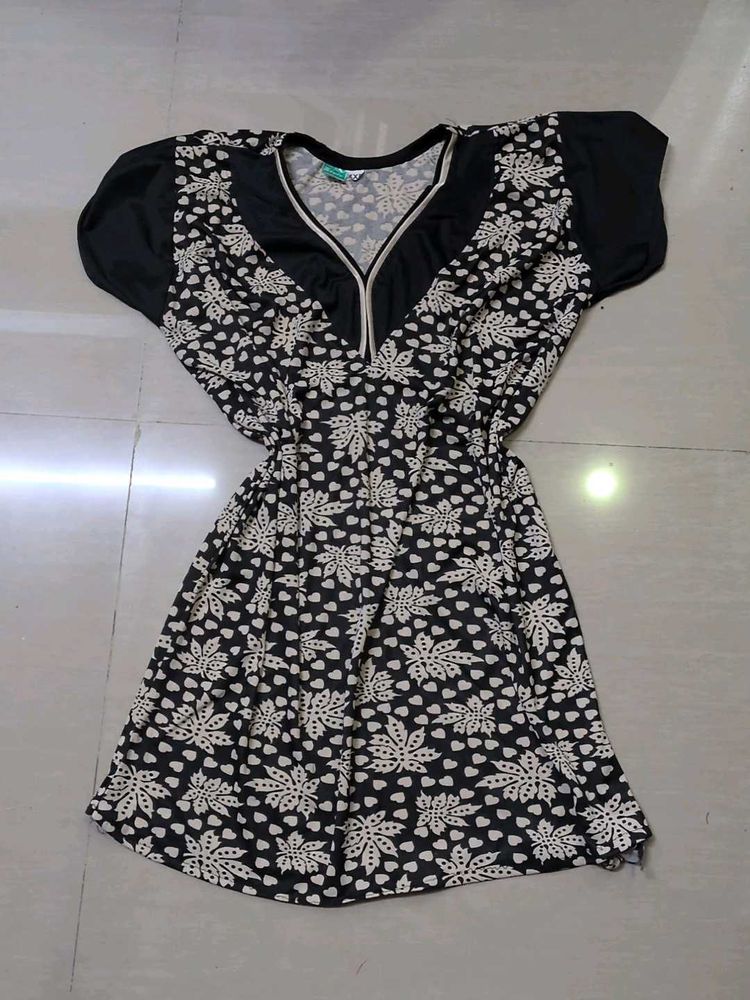 Comfortable Printed Night top